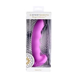 Nautia 8in Silicone Dildo Purple, image 4