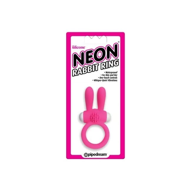 Neon Rabbit Ring Pink - Image 1