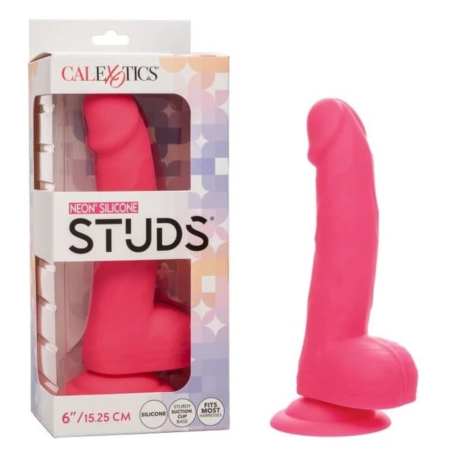 NEON SILICONE STUDS 6IN PI  - Image 1