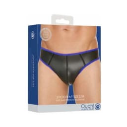 Neoprene Jockstrap Size S/M Blue, image 2