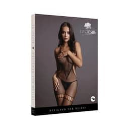 Net High Neck Bodystocking, image 3