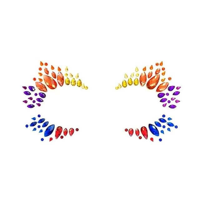 Neva Nude Crystal Pasty Pride Tribe Face - Image 1