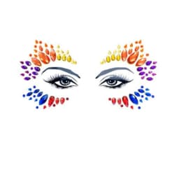 Neva Nude Crystal Pasty Pride Tribe Face, image 2
