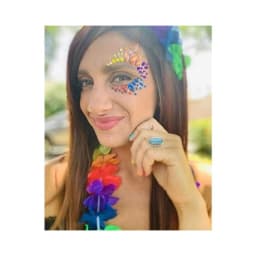Neva Nude Crystal Pasty Pride Tribe Face, image 3