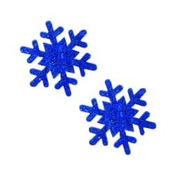 Neva Nude Pasties Snowflake Glitter, image 1
