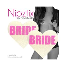 Neva Nude Pasty Bride Heart UV Neon Pink, image 3