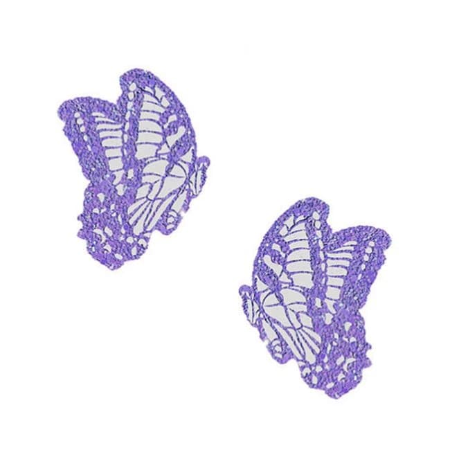 Neva Nude Pasty Butterfly Glitter Lavendar - Image 1