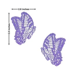 Neva Nude Pasty Butterfly Glitter Lavendar, image 3