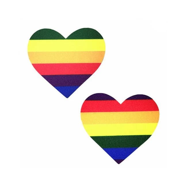 Neva Nude Pasty Heart Rainbow - Image 1