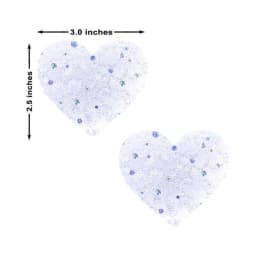Neva Nude Pasty Heart Sequin Lace, image 2