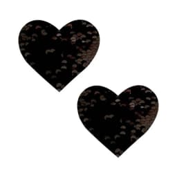 Neva Nude Pasty Heart Sequins Red to Black, image 2