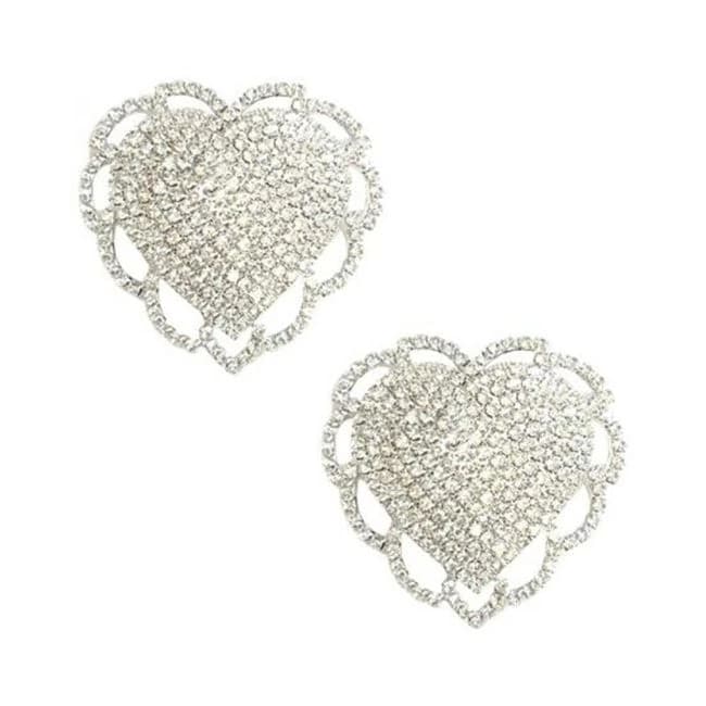 Neva Nude Pasty Hearts Jewel White - Image 1