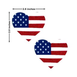 Neva Nude Pasty Hearts U.s Flag, image 3