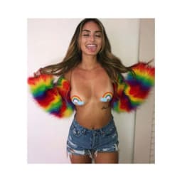 Neva Nude Pasty Rainbow Multicolor, image 2