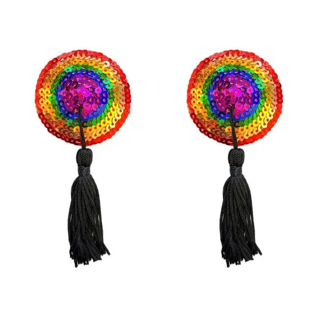 Neva Nude Pasty Reusable Burlesque Rainbow - Image 1