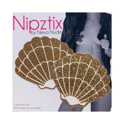 Neva Nude Pasty Shells Glitter Gold, image 3