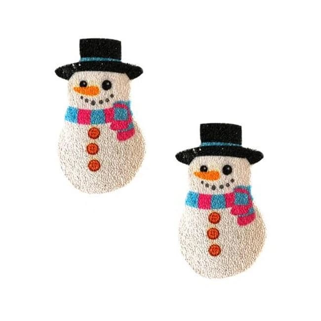 Neva Nude Pasty Snowman Glitter - Image 1
