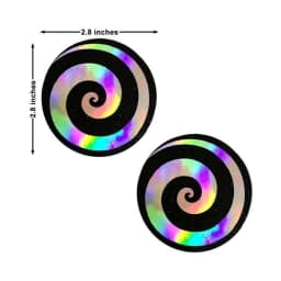 Neva Nude Pasty Spiral Holographic, image 3