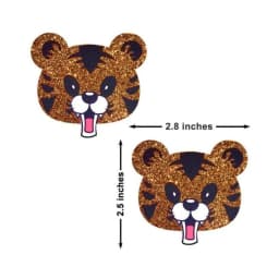 Neva Nude Pasty Spirit Animale Tiger Glitter, image 2