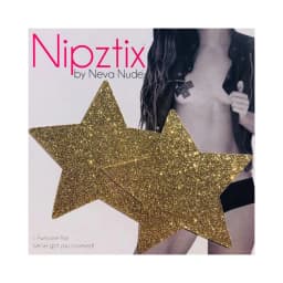 Neva Nude Pasty Stars Glitter Gold, image 3