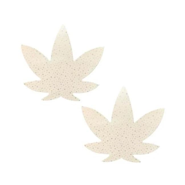 Neva Nude Pasty Weed Leaf Supernova Glow - Image 1