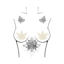 Neva Nude Pasty Weed Leaf Supernova Glow, image 3