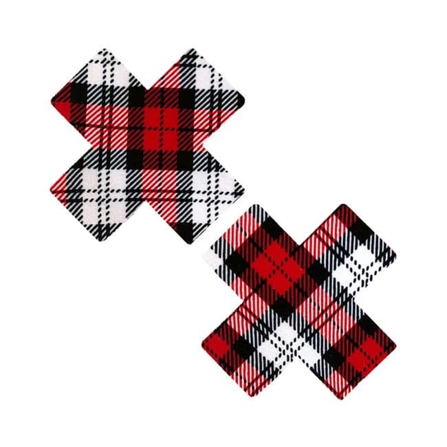 Neva Nude Pasty X Factor School Girl Plaid - Image 1