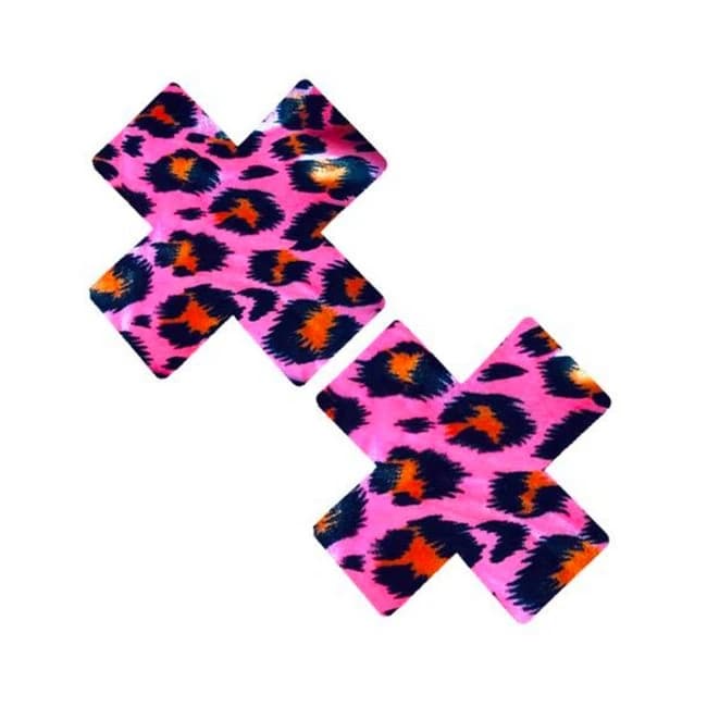 Neva Nude Pasty X Factor Velvet Pink Cheetah - Image 1