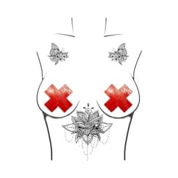 Neva Nude Pasty X Factor Wet Vinyl Red, image 2
