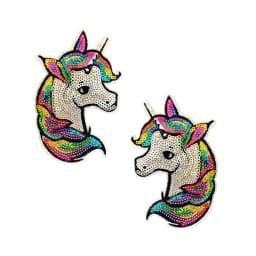 Neva Nude Reusable Pasty Unicorn Sequins, image 1