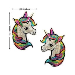 Neva Nude Reusable Pasty Unicorn Sequins, image 3