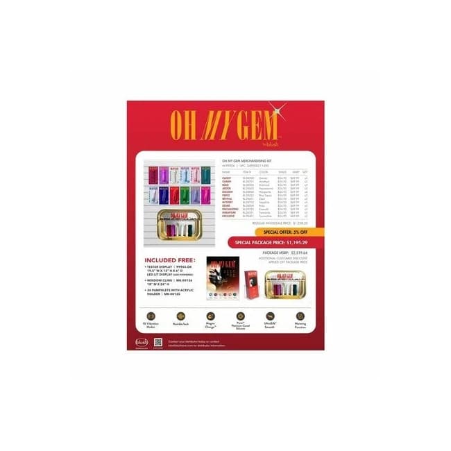 New Oh My Gem Merchandisign Kit - Image 1