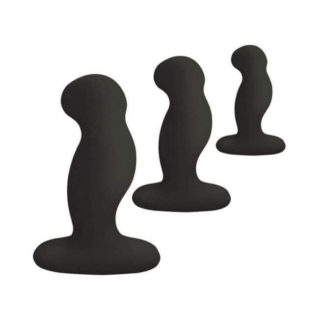 Nexus Anal Starter Kit 3 Plugs Black - Image 1