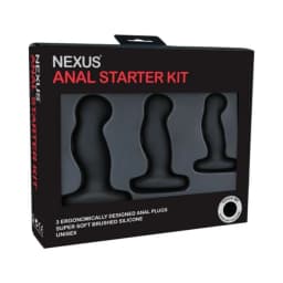 Nexus Anal Starter Kit 3 Plugs Black, image 2