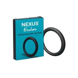 Nexus Enduro Silicone Cock Ring Black, image 2