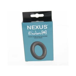 Nexus Enduro+ Thick Silicone Cock Ring - Black, image 2