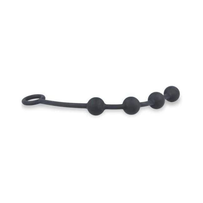 Nexus Excite Silicone Anal Beads - Black - Image 1