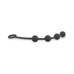 Nexus Excite Silicone Anal Beads - Black - Image 1