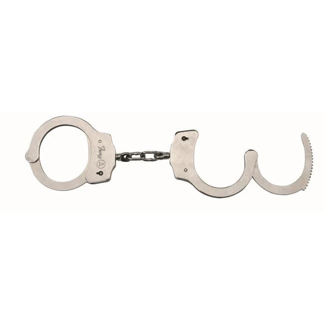 Nickel Dual Locking Handcuffs - Image 1