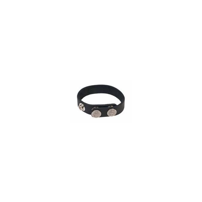 Nickel Free Leather Cock Ring - Image 1