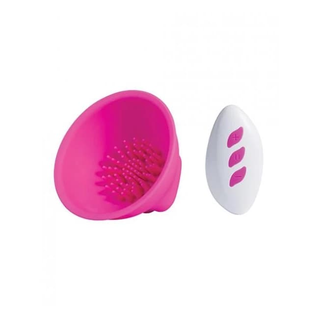 Nina Vibrating Nipple Suckers - Pink - Image 1