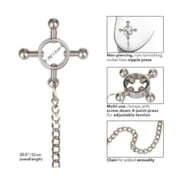 Nipple Grips 4-Point Nipple Press W/ Chain, image 5
