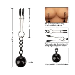 Nipple Grips Weighted Tweezer Nipple Clamps, image 4
