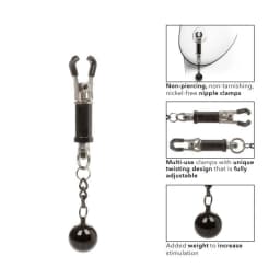 Nipple Grips Weighted Twist Nipple Clamps, image 5