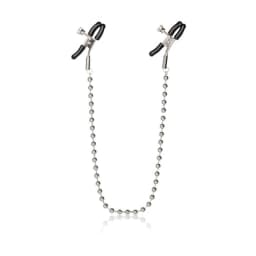 Nipple Play Nipple Clamps Silver Beaded, image 1