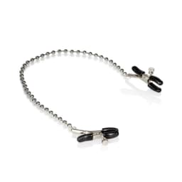 Nipple Play Nipple Clamps Silver Beaded, image 2
