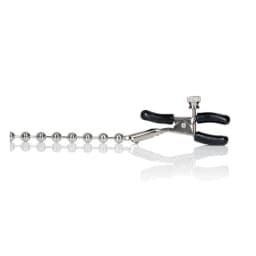 Nipple Play Nipple Clamps Silver Beaded, image 3
