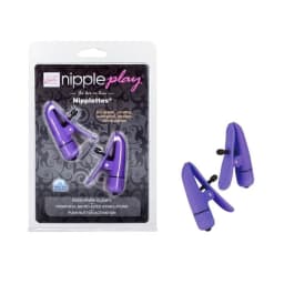 Nipplettes Purple Nipple Clamps, image 2
