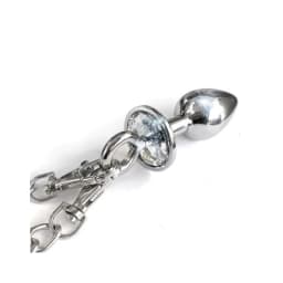 Nixie Metal Plug & Cuff Set Silver Small, image 3