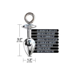 Nixie Metal Plug & Cuff Set Silver Small, image 5